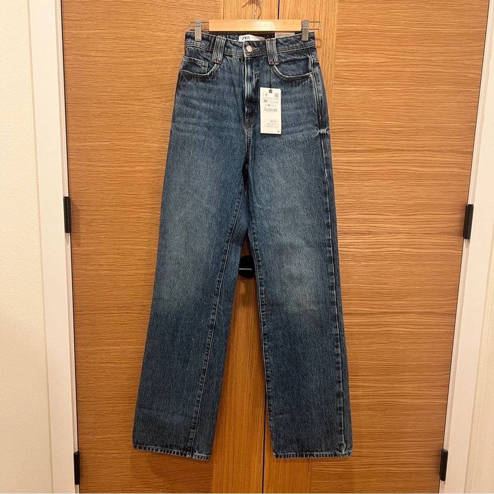 Zara Z1975 Straight Leg Full Length Jeans (US 4)